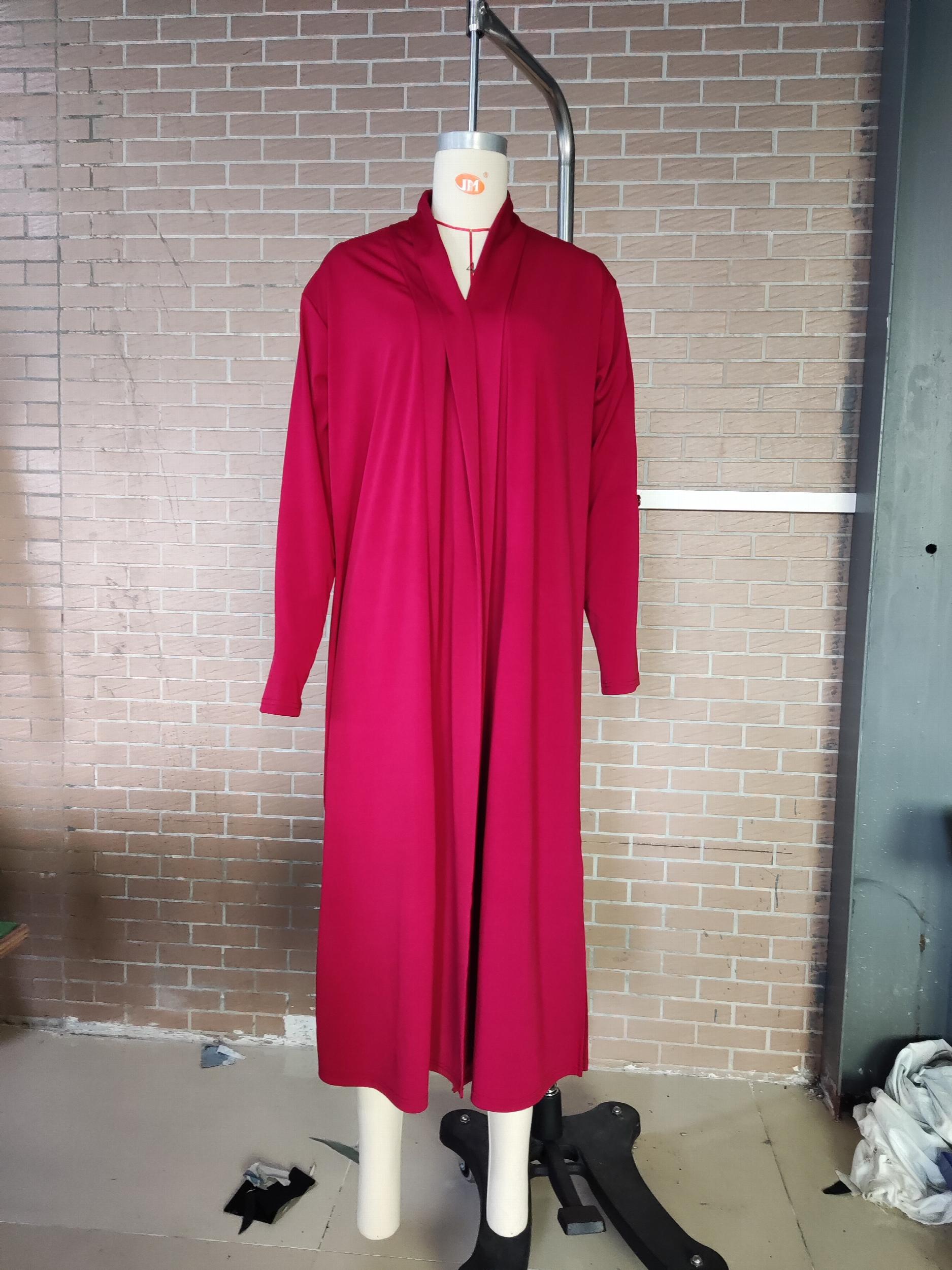 Solid Shawl Collar Overcoat Casual Slit Coat for Fall & Winter