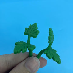 Rubber Tropical Rainforest Leaves Building Blocks Set