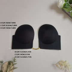 Invisible Stick On Scoop Bra Strapless Seamless Lifting Bra