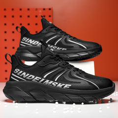 Men's Breathable Running Shoes Non Slip Lace Up Sneakers Outdoor
