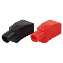 2pcs Red Top Post Flexible Terminal Covers