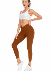 High Waist Wide Waistband Leggings Sports Fitness Yoga Pants