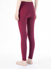 Plush Lined Shaping Pants Tummy Control Elastic Slimmer Thermal
