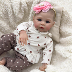 Realistic Reborn Kids Doll Soft Handcrafted 3D Skin with Visible Veins