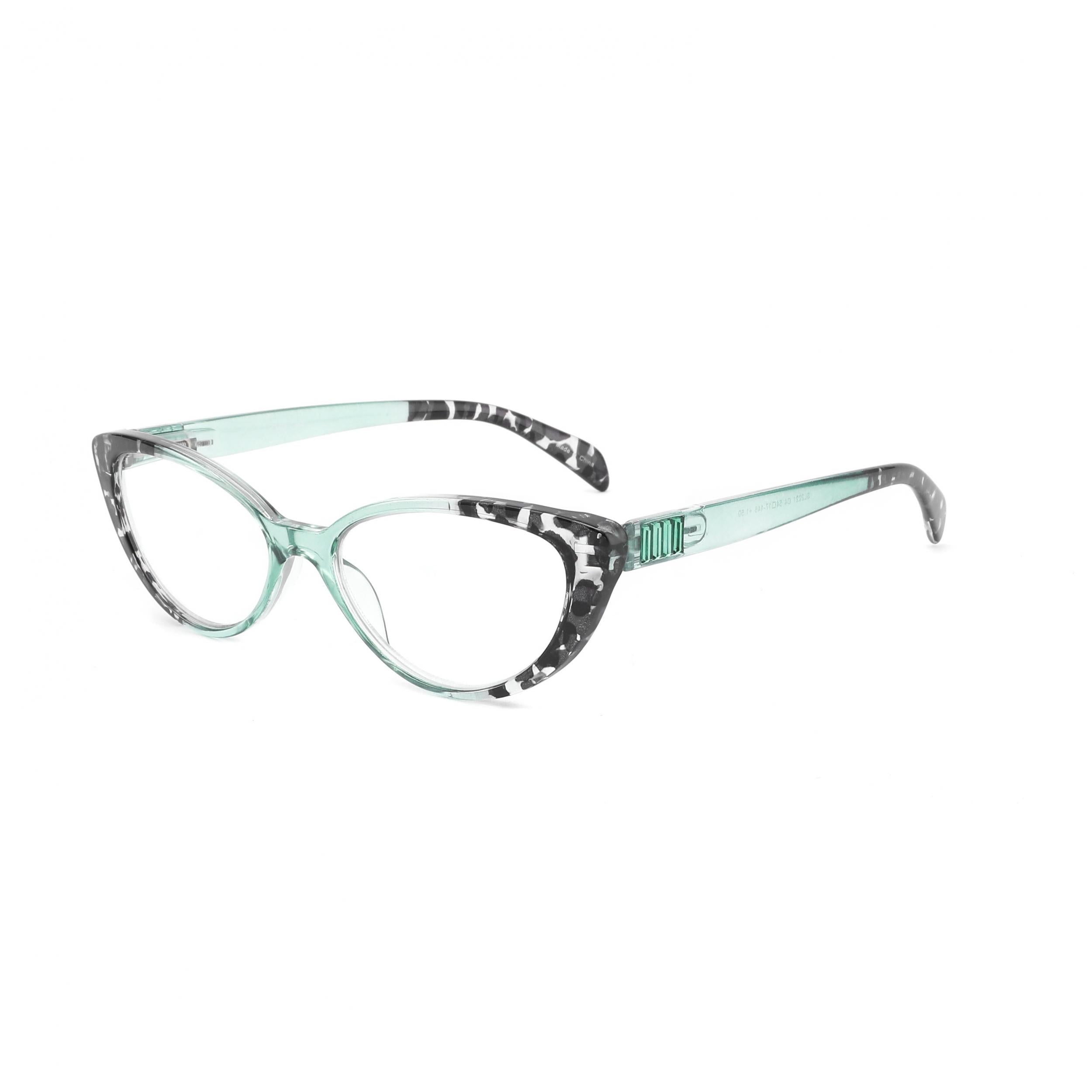 Cat Eye Reading Glasses Women Light Blocking Spring Hinge Anti Glare UV
