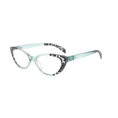 Cat Eye Reading Glasses Women Light Blocking Spring Hinge Anti Glare UV