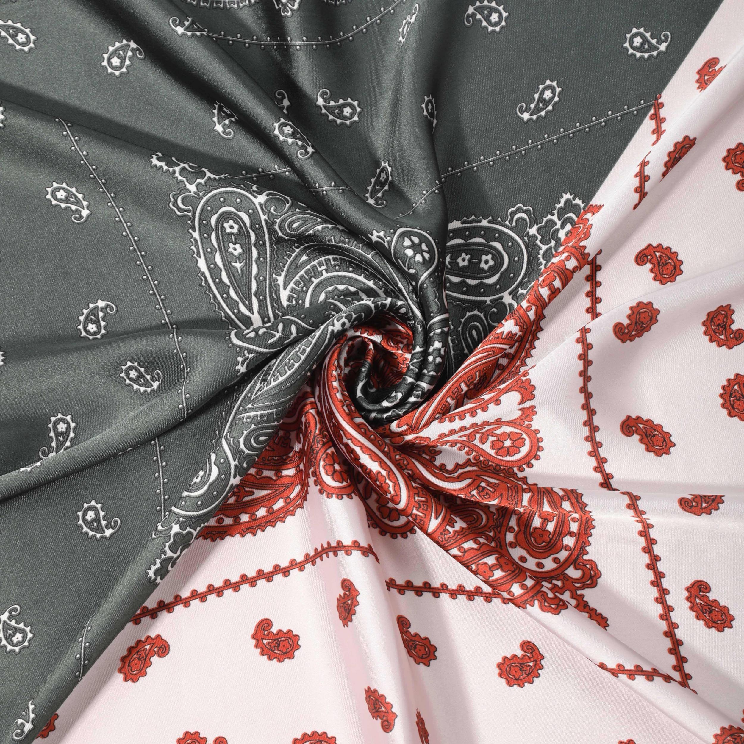 Men's Cashew Pattern Square Scarf Ethnic Style Scarf