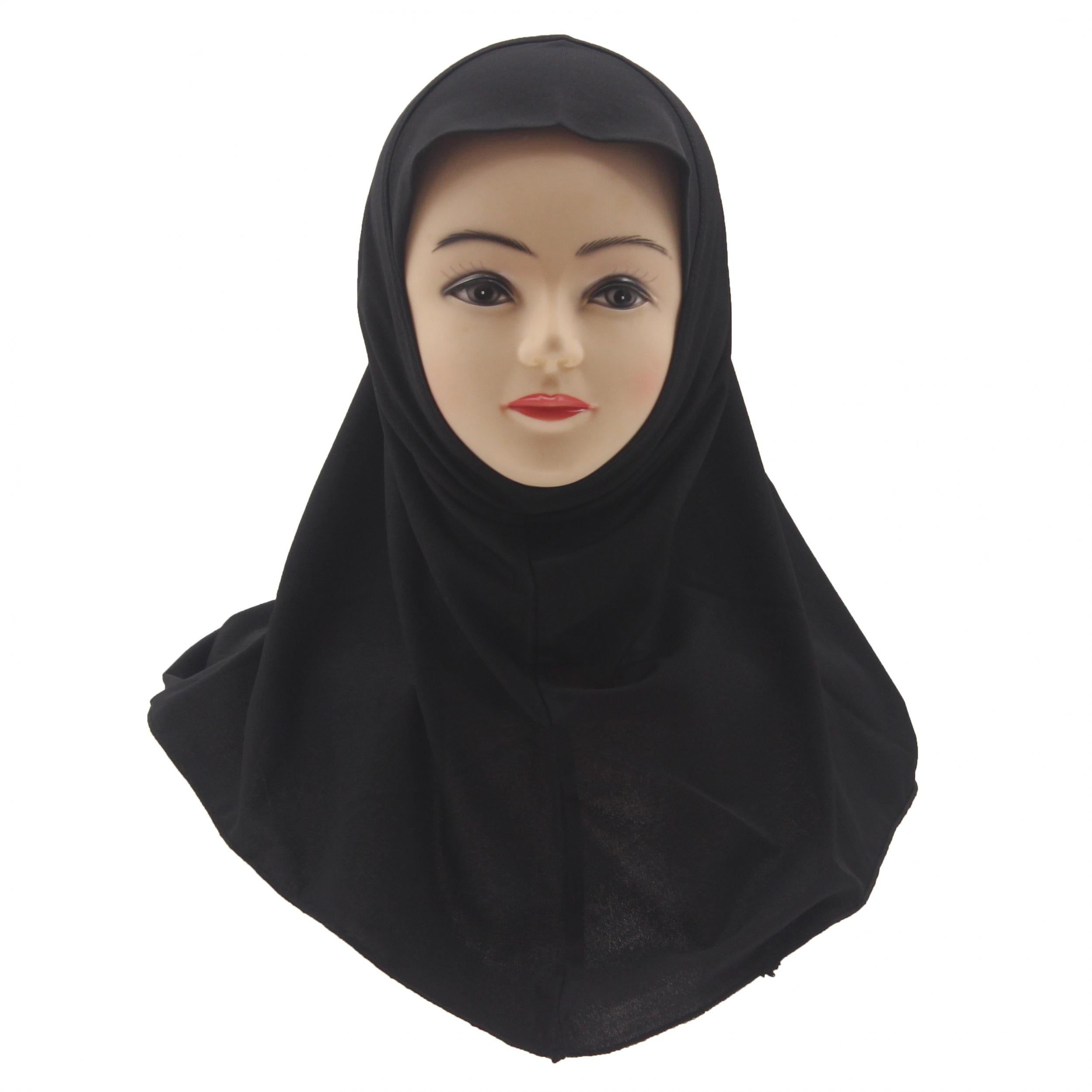 Small Size Soft Turban Cap Neck Cover Head Wrap for Girls