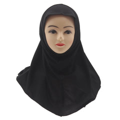 Small Size Soft Turban Cap Neck Cover Head Wrap for Girls
