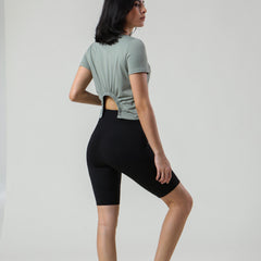 Short sleeved Loose Sports T shirt Breathable Running Sports Top
