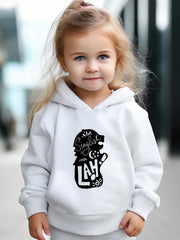 Animal Pattern Hooded Sweatshirt Girls Hoodies & Sweatpants