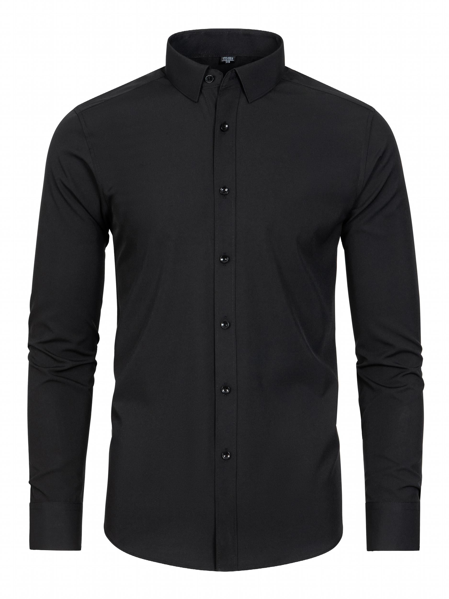 Men's Formal Button Up Shirt for Business Occasion