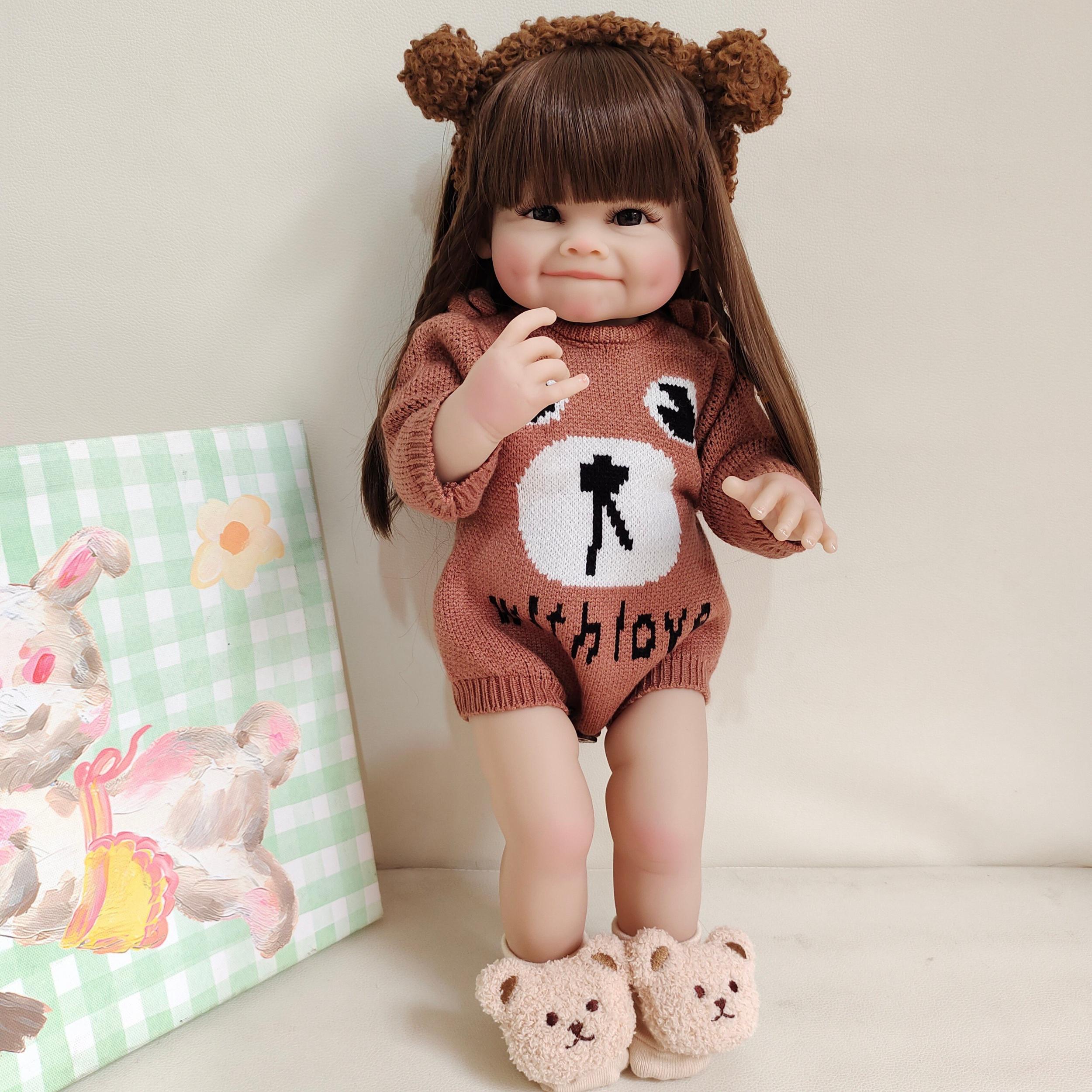 Raya Vinyl Body Doll with NPK55 Fully Covered Hair Toy for Christmas