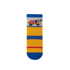 5 Pairs Kids Cartoon Pattern Crew Socks