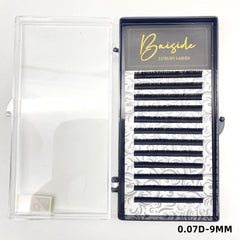 Eyelash Extension Soft Material Silky 0.07 Thickness D Curl 8-15mm
