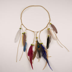 Boho Feather Headband Tassel Hair Hoops