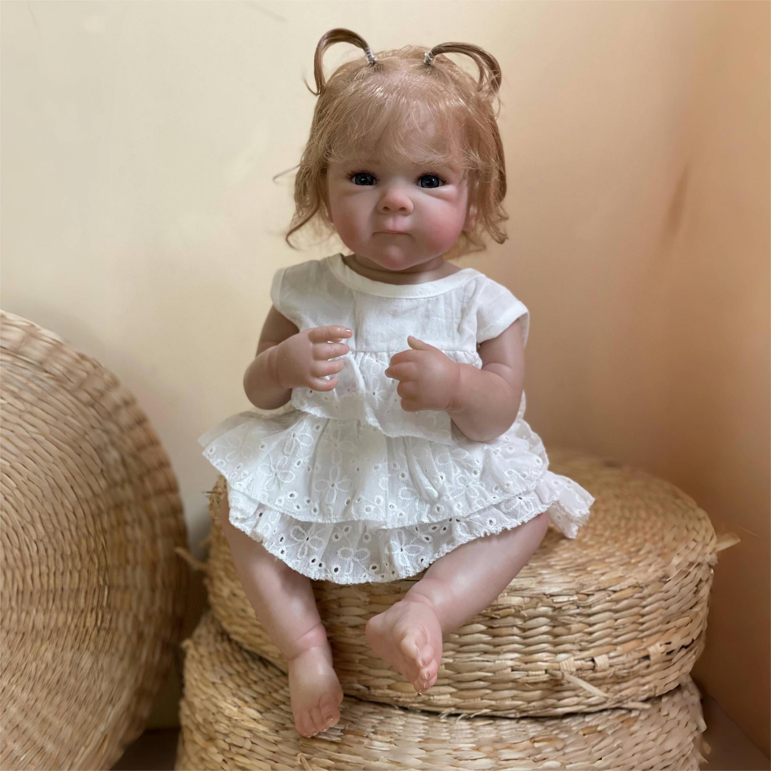 Adorable Princess Reborn Doll with Realistic Hair & Dress Perfect Gift for Kids