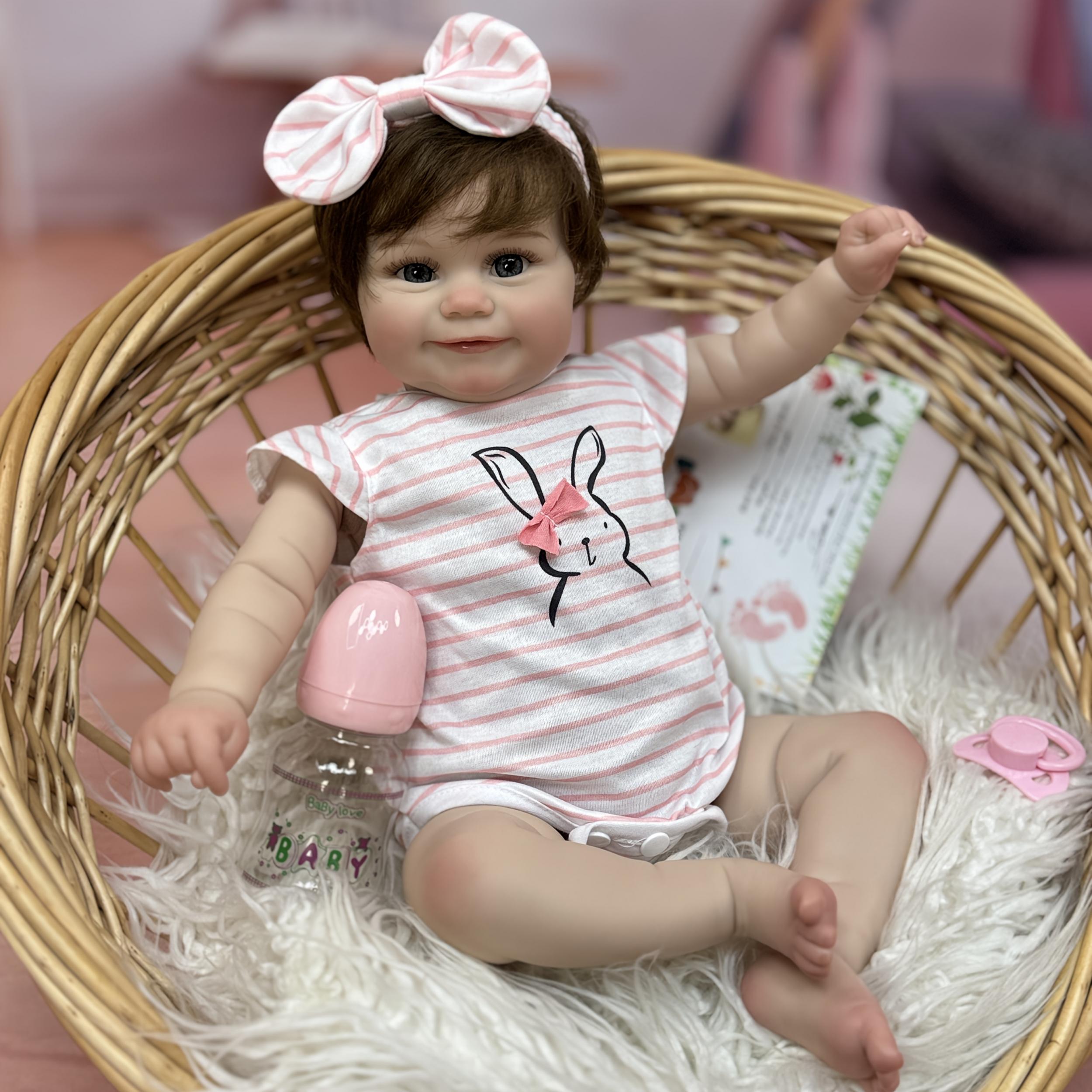 Soft Vinyl&Cloth Body Reborn Dolls - Ideal Holiday Gift for Grandsons And Gran