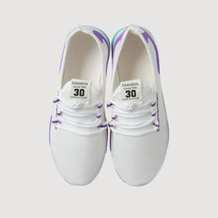 Women's Knit Sneakers Casual Lace Up Outdoor Shoes Lightweight Trainers