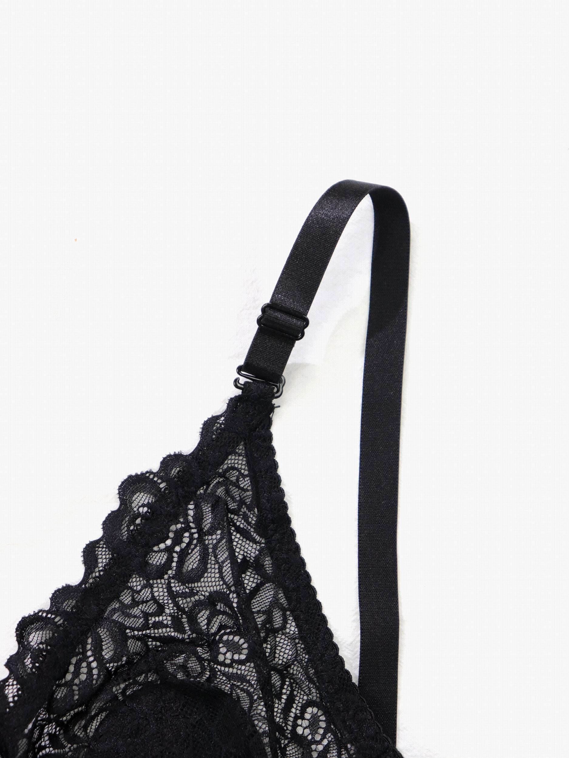 2pcs Lace Wireless Bras Ultra thin Breathable Everyday Bra Women's Lingerie