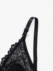 2pcs Lace Wireless Bras Ultra thin Breathable Everyday Bra Women's Lingerie