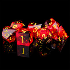 7pcs Resin Polyhedral Dice Set for RPG Board Game