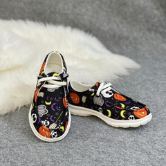 Girls Halloween Loafer Shoes Lightweight Comfortable Slip-On