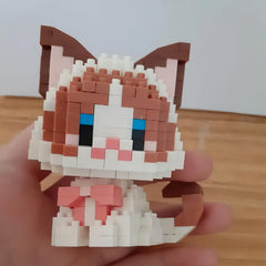 Cat Series Building Blocks DIY Table Decoration Gift