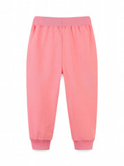 Girls' Cartoon Dogs Embroidered Joggers Sweatpants for 2-7 Years