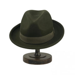 Fedora Cap Couple Woolen Felt Jazz Hat
