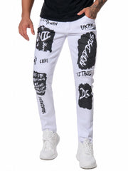 Slim Fit Jeans Men's Casual Street Style Denim Pants