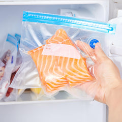 Vacuum Sealer Bag Set with Hand Pump and Sealing Clips