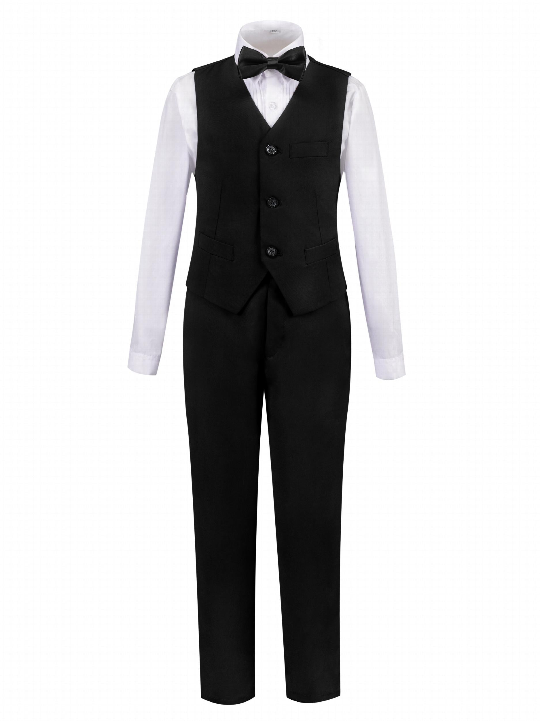 Boys Formal Gentleman Vest for Competition Wedding Banquet