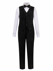 Boys Formal Gentleman Vest for Competition Wedding Banquet