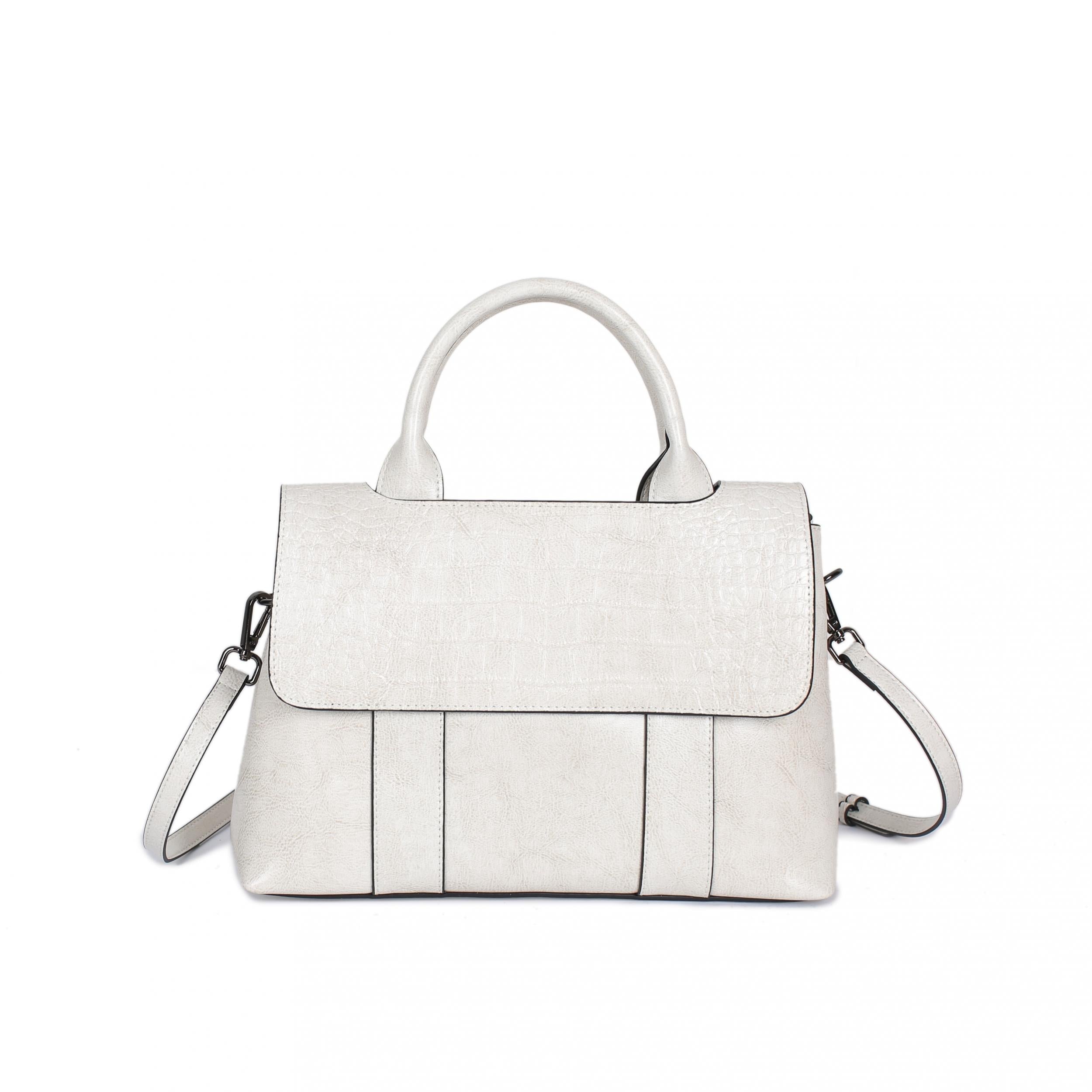 Crocodile Pattern Handbag Women Crossbody Bag Leather Satchel Purse
