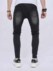 Men's Knee Ripped Hip Hop Style Skinny Jeans