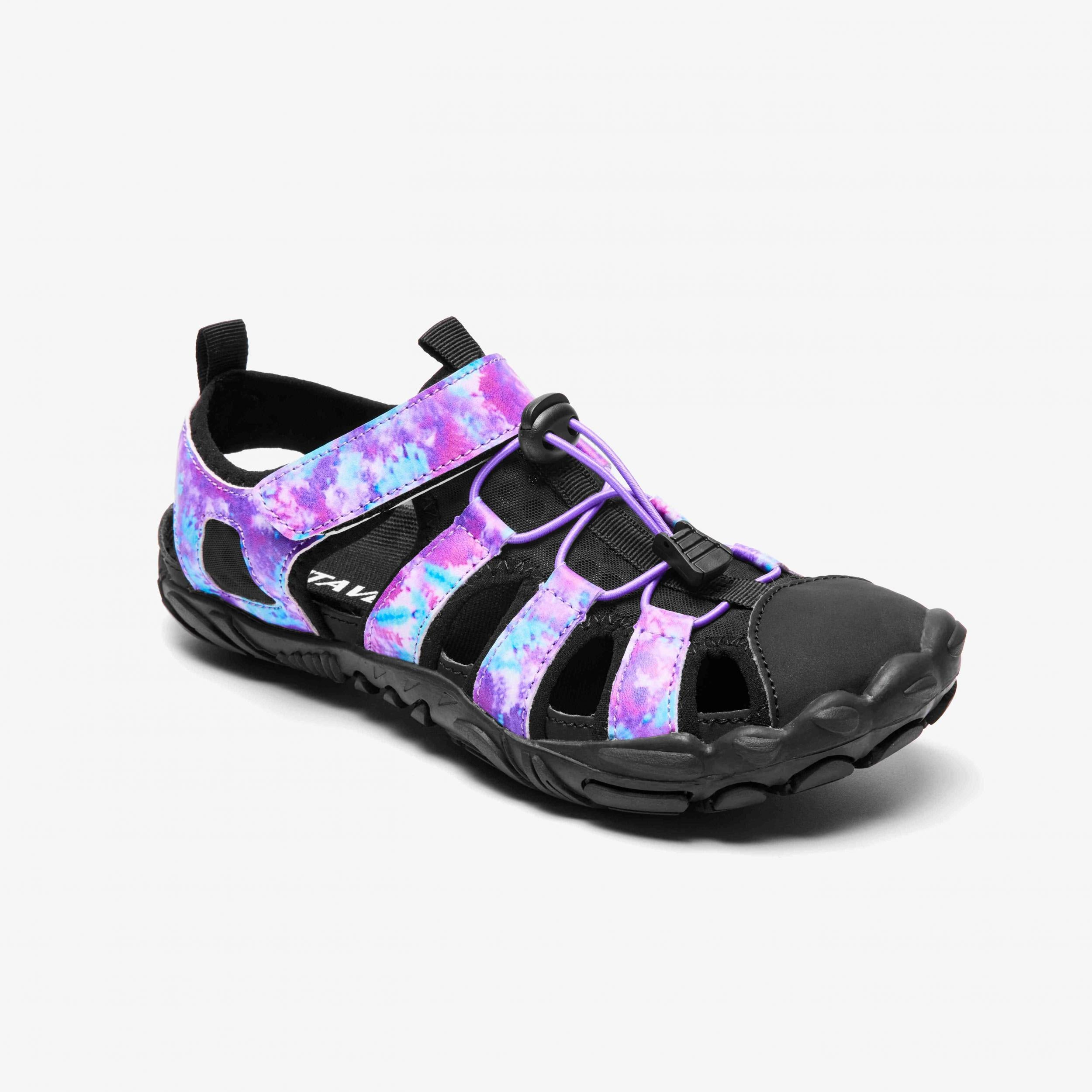 Women's Tie Dye Water Shoes Hook & Loop Fastener Wading Shoes