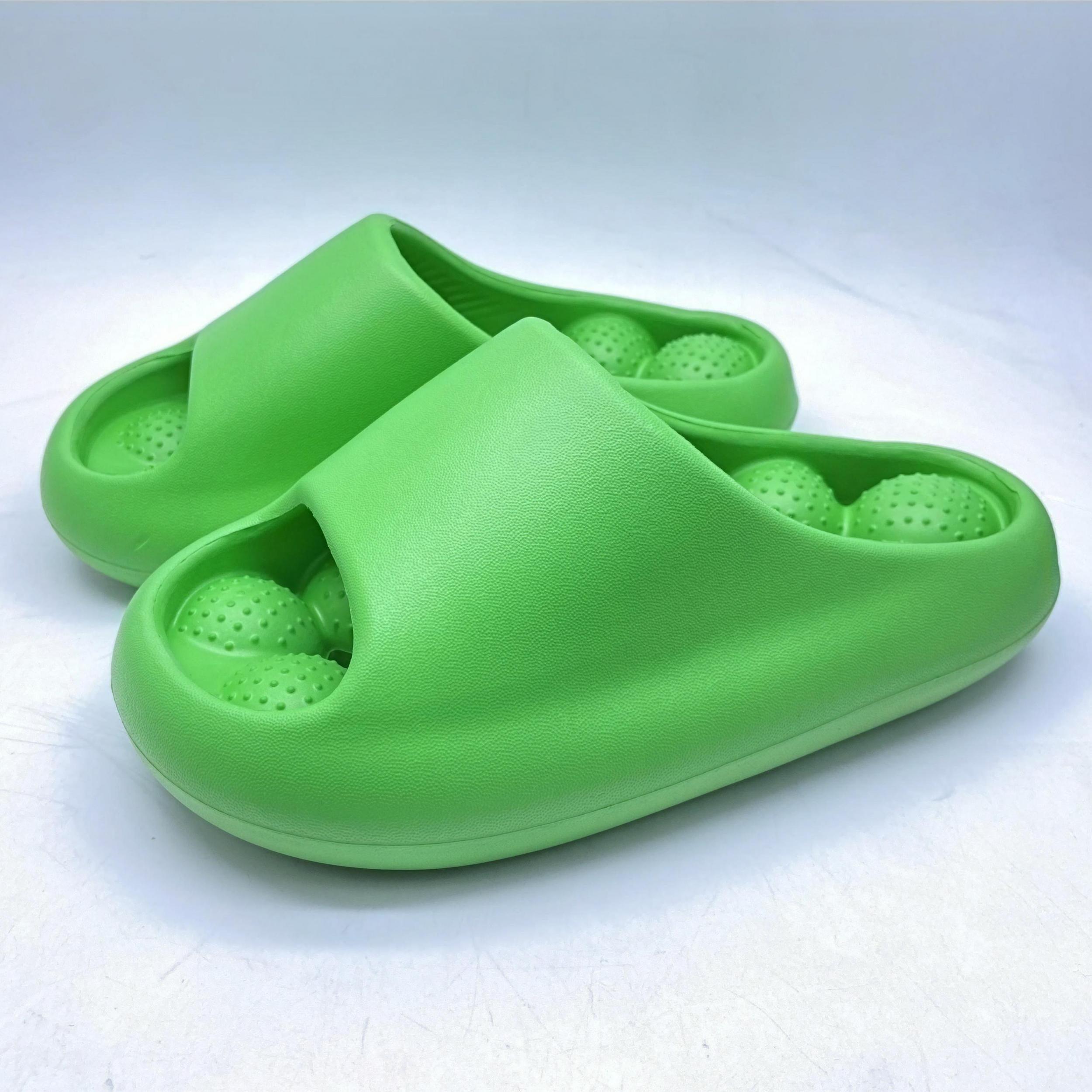 Men's Open Toe Platform Slides Comfortable Slippers