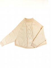 Casual Sweater Women's Solid Turtleneck Pullover Jumper