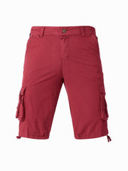 Breathable Men's Cargo Short Pants Lightweight Flap Pocket Loose Shorts