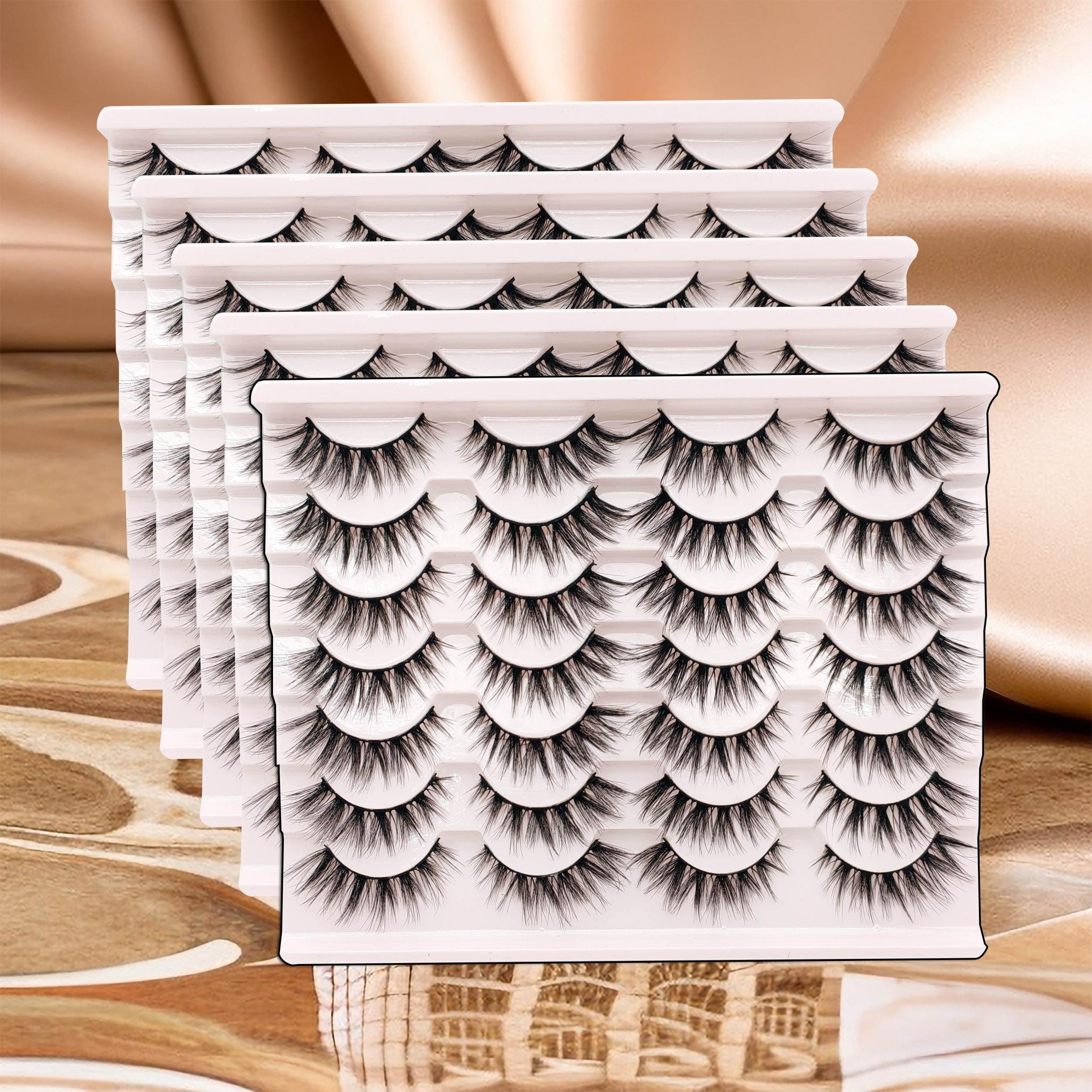 3D Cat Eye False Eyelashes Fluffy Natural Makeup