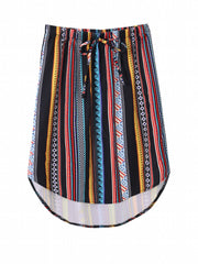 Random Print Casual Skirt for Summer & Spring Women's Clothing