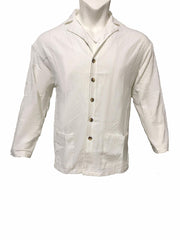 Men's Long Sleeve Retro Shirt Button Up Casual Beach Tops Party Dress