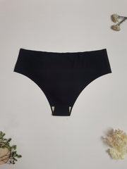 3 Pack Plus Size Basic Panties Set Women's Plus Solid Seamless Briefs