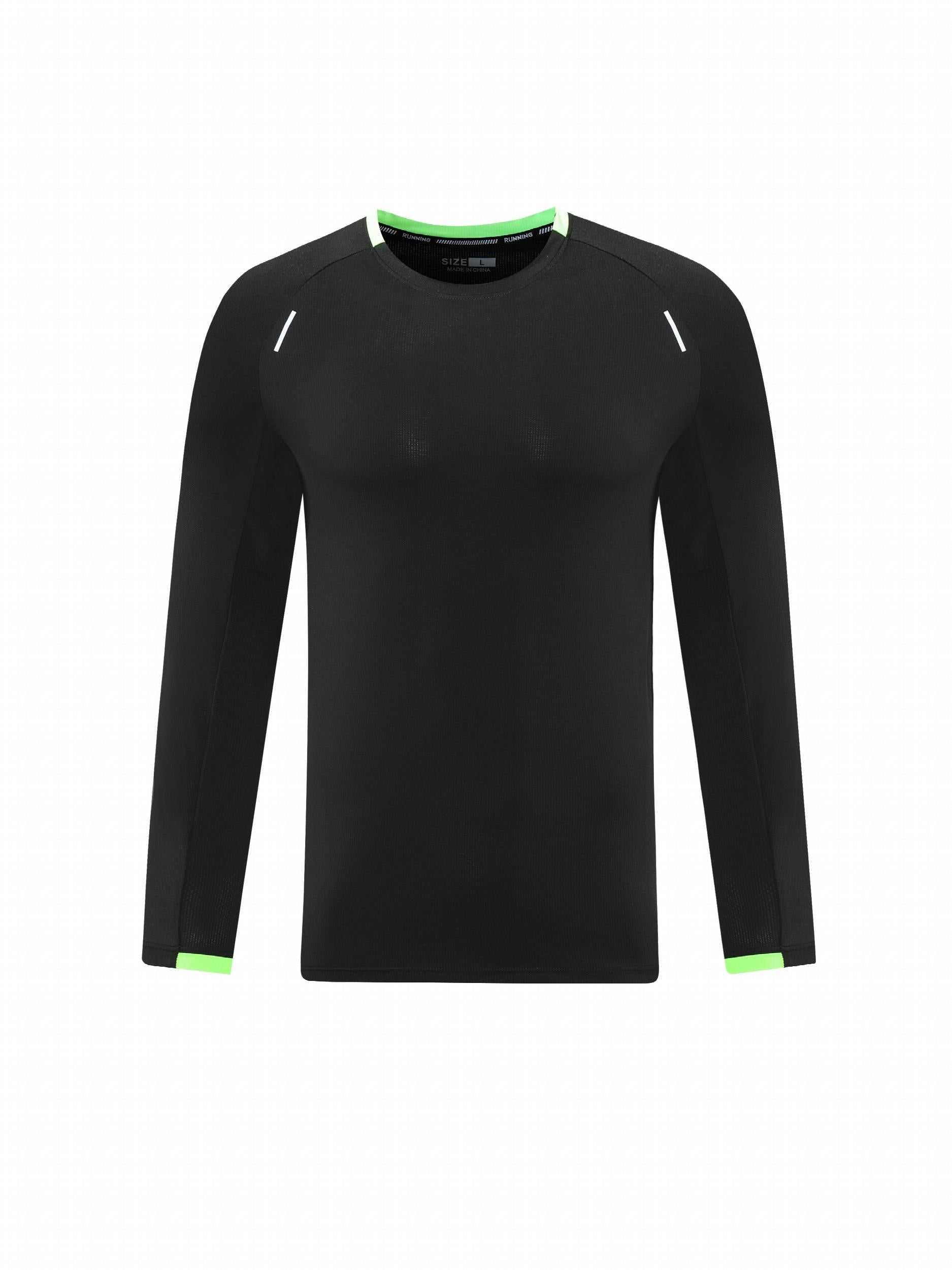 Men's Quick Dry Long Sleeve for Sports Fitness