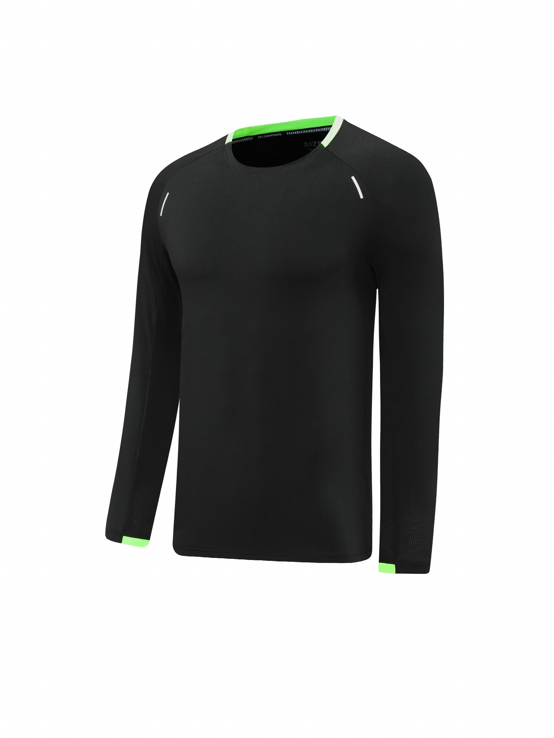 Men's Quick Dry Long Sleeve for Sports Fitness