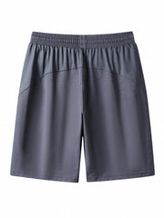 Men's Quick Dry Stretch Waist Shorts with Pockets for Gym Summer Training