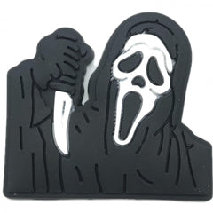 28pcs Horror Skull Pattern Charms For Clogs PVC Shoes