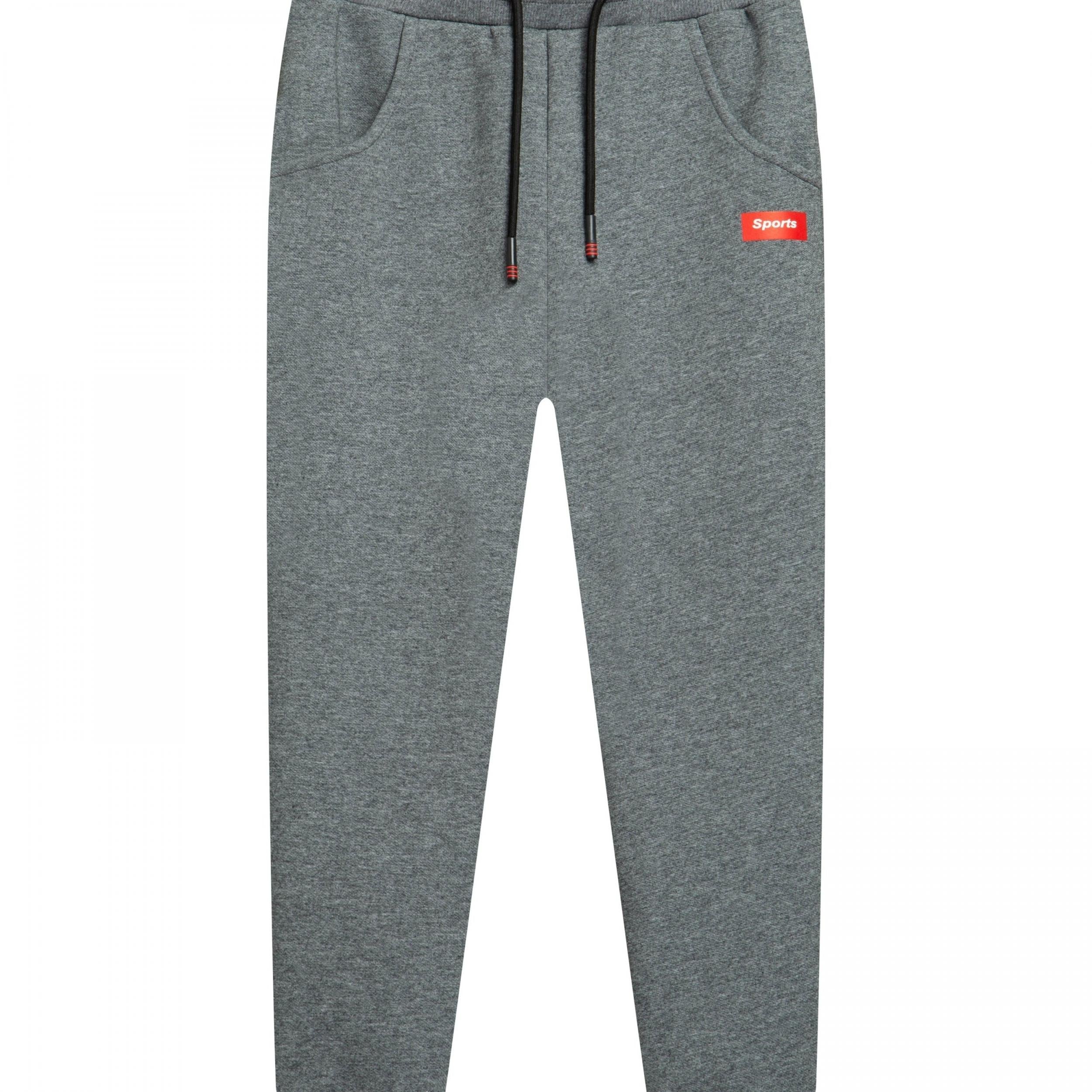 Boys' Plus Fleece Cotton Joggers Thermal Pants for Winter