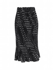 Polka Dot Print Skirt Casual Fall & Spring Women's Clothing